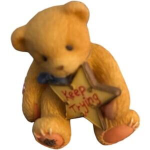 Enesco Cherished Teddies 1998 "Keep Trying" Figurine 477419